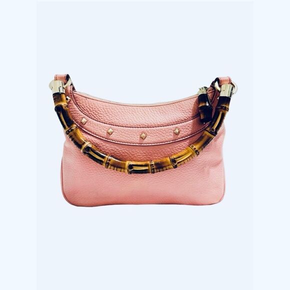 Gucci pink leather with Bamboo Anita Handle bag - Picture 2 of 8